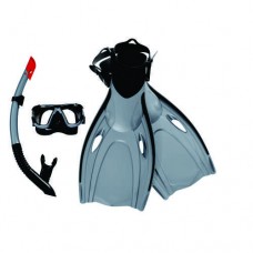 Kit de buceo. Mascara + Snorkel + Aletas L 14+. BlackSea