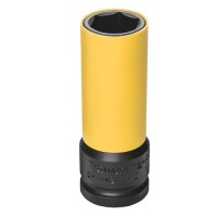 Dado de impacto 1/2' hex. con protector plast. amarillo 19mm Pro x Un.