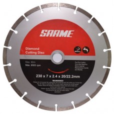 Desc - Disco diamantado corte seco SAAME 180 mm (7') Ref.: 3029