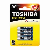 Pila Alkalina AAA Toshiba Blister x4